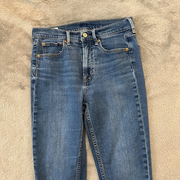 Gap Vintage Slim Straight High Rise Jeans Women's size 27/4 Regular - Picture 3 of 10